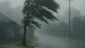 Cuaca Ekstrem Pagi Ini, Hujan dan Angin Kencang Landa Wilayah – Warga Diminta Tetap Waspada