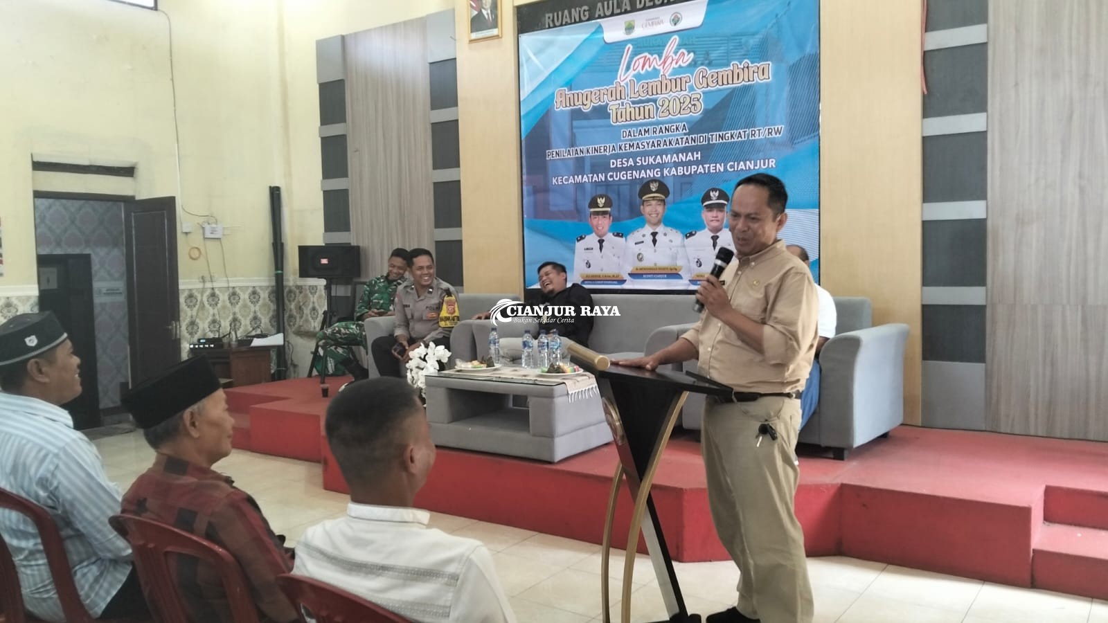 Pemerintah Desa Sukamanah, Cianjur, Apresiasi Lembaga Kemasyarakatan Lewat Anugerah Lembur Gembira 2025
