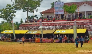 Upacara Penutupan TMMD ke-126 Berlangsung Meriah di Desa Karyamukti Campaka