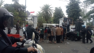 Pedagang Pasar Induk Tagih Janji Pemetaan, Ratusan Massa Datangi DPRD Cianjur