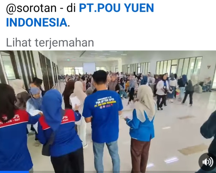 Organisasi Diduga Tawarkan Paket Keanggotaan Rp10 Ribu kepada Karyawan Baru PT Pouyuen Cianjur, Ramai Dibahas di Facebook