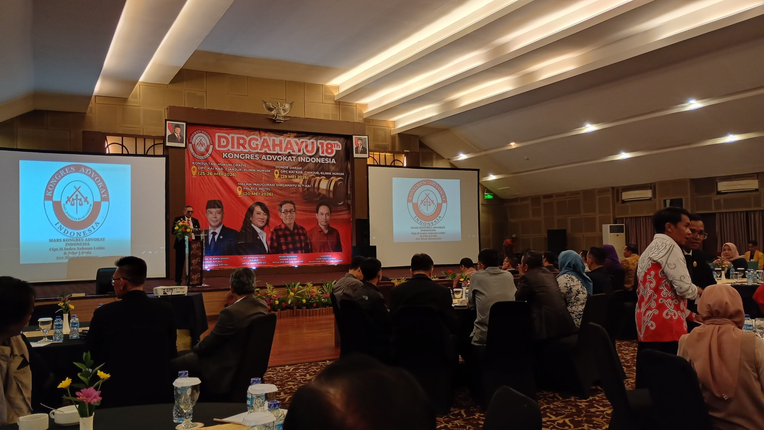 Dirgahayu ke-18 KAI, DPC KAI Cianjur Gelar Santunan Anak Yatim dan Dihadiri Ratusan Advokat