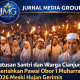 Ratusan Warga Cianjur dan Santri Ikuti Pawai Obor 1 Muharam 1448 H Meski Diguyur Gerimis Hujan