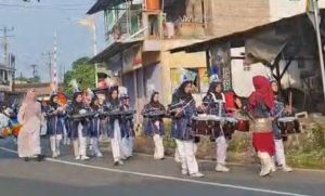 Ratusan Warga Desa Sukasari Cilaku Semarakkan Pawai 1 Muharam 1448 H, Kapolsek dan Kades Ajak Warga Perkuat Persatuan